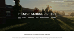 Desktop Screenshot of prestonidahoschools.org